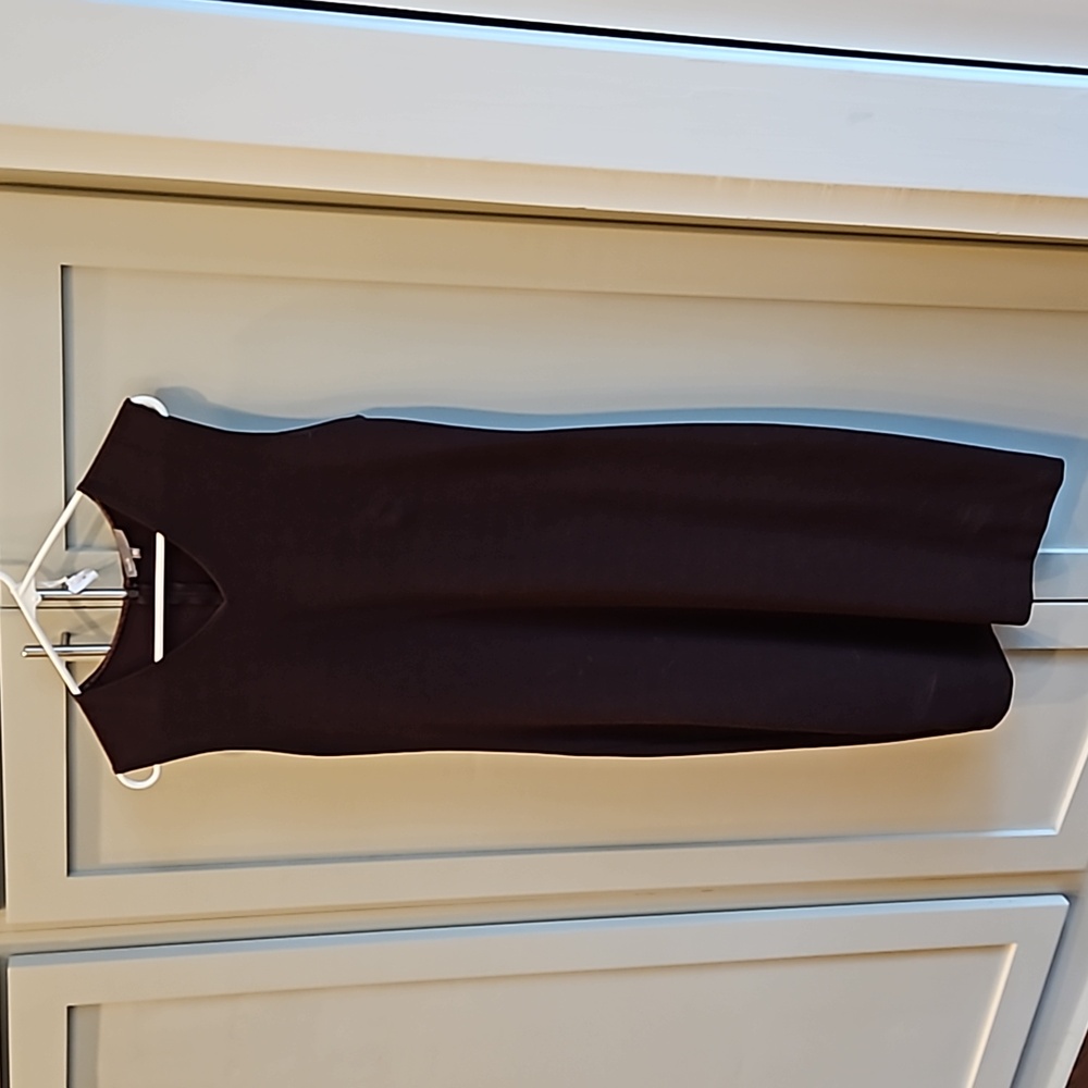 Vince plum sheath sleeveless fitted dress